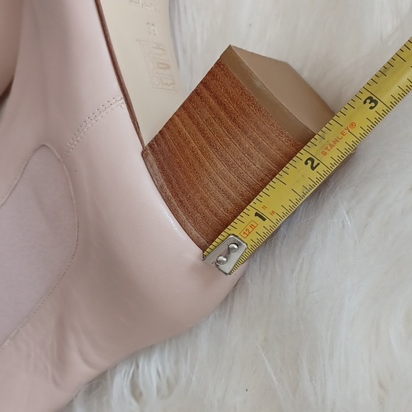 Nude leather booties - Picture 10 of 13